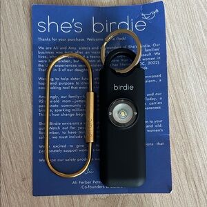 Personal Safety Alarm - Black and Gold